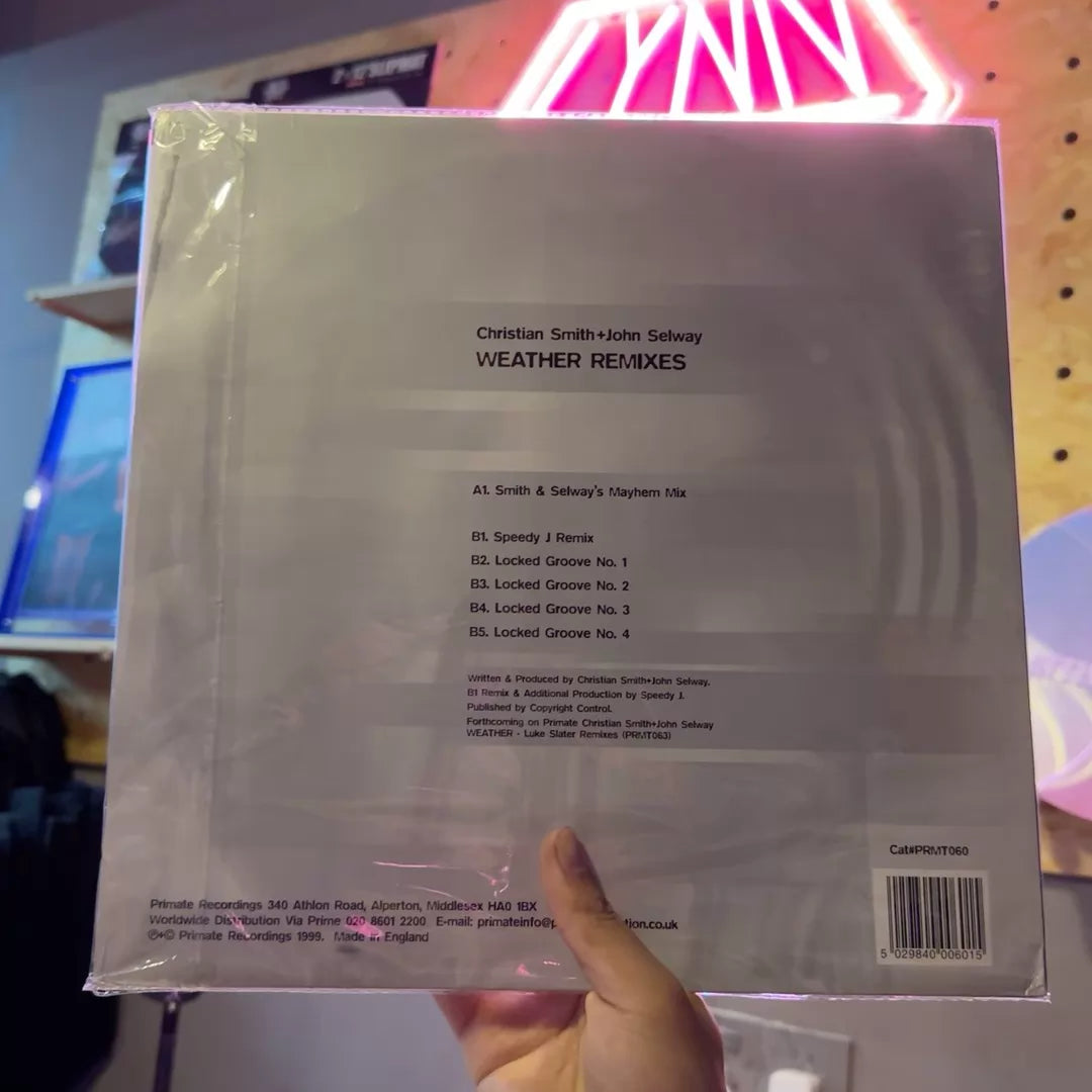 Christian Smith & John Selway – Weather Remixes; actual item detail
