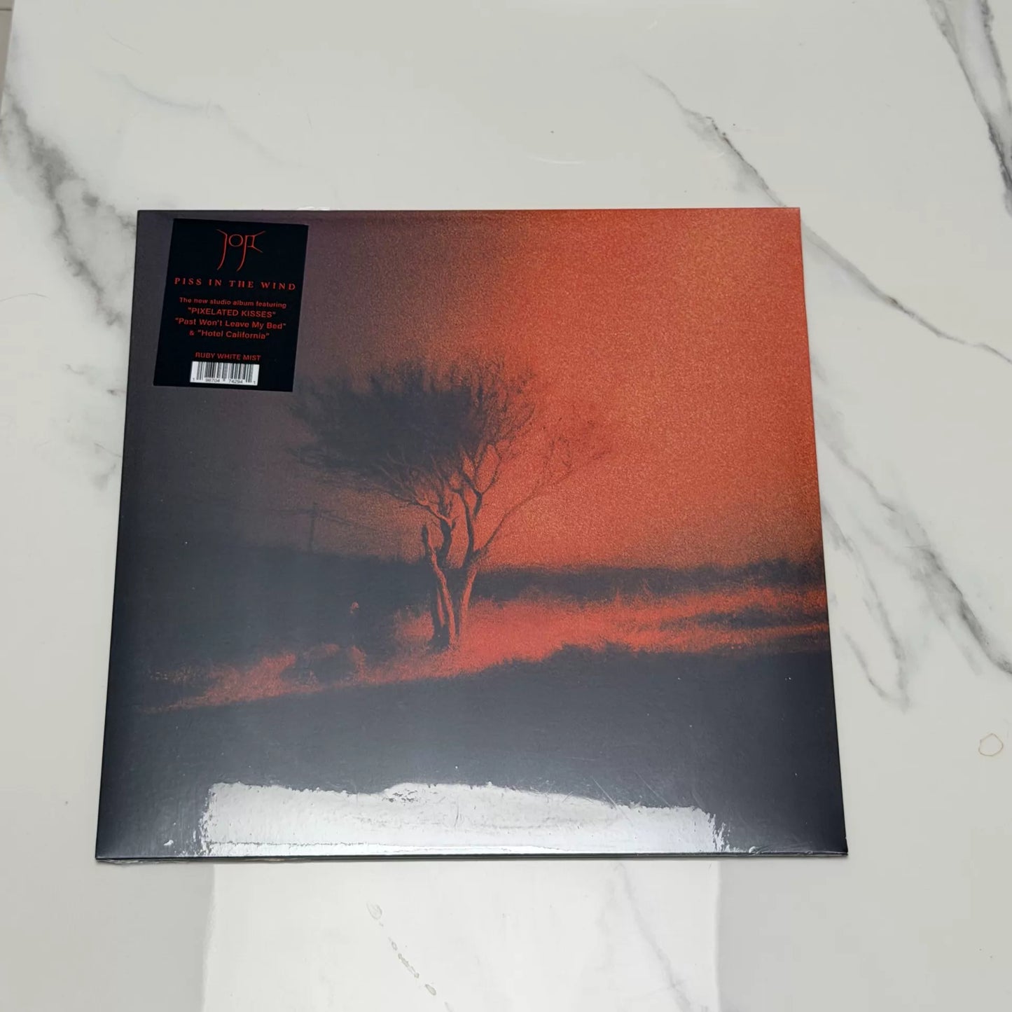 Joji – Piss In The Wind (Ruby White Mist Vinyl with Signed Card, Sealed)