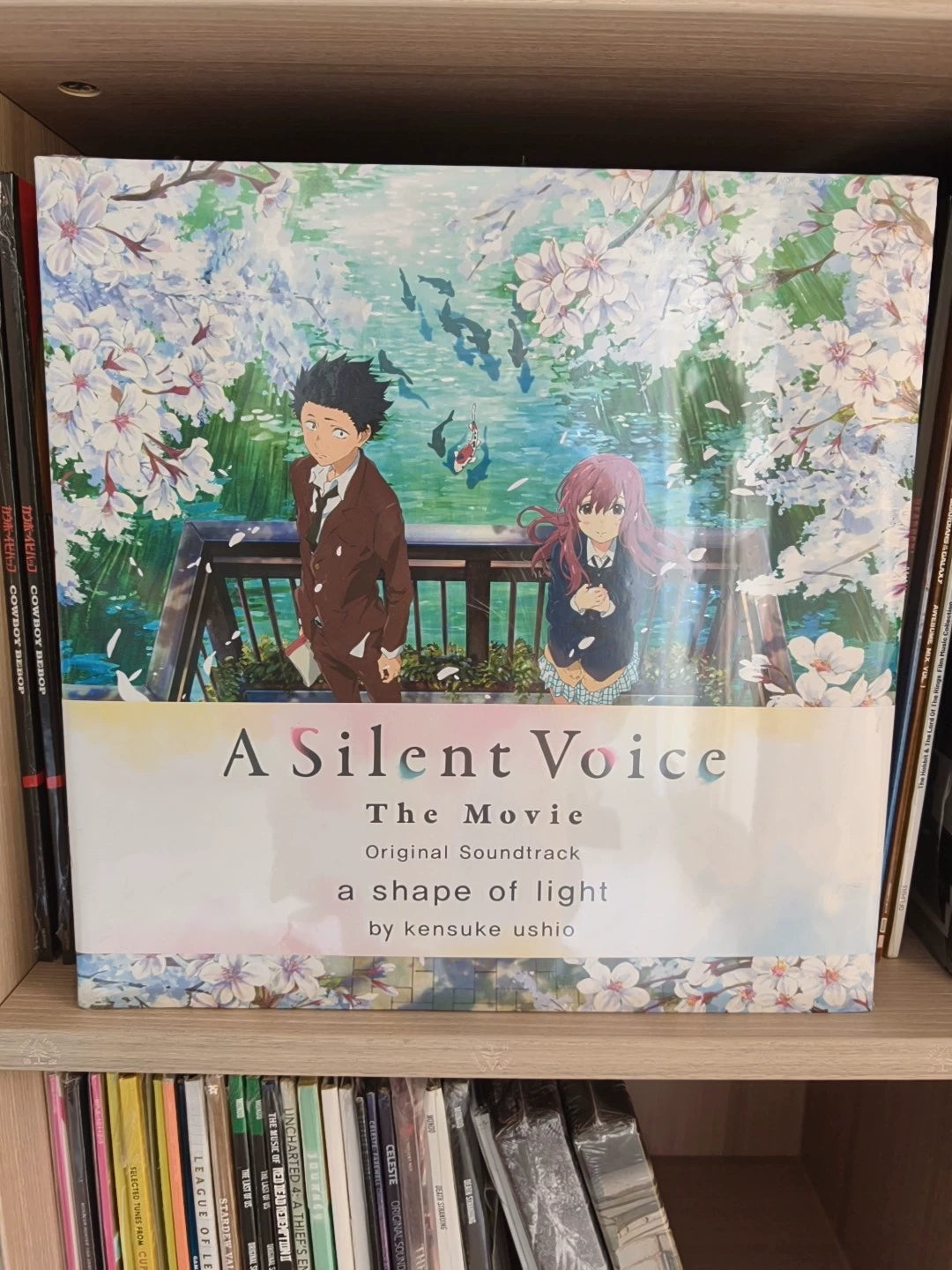Kensuke Ushio – A Silent Voice: A Shape of Light – Blue Vinyl 2LP – actual item photograph 1