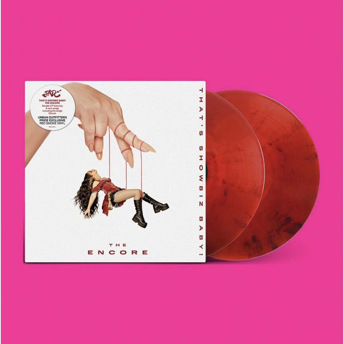 JADE – That's Showbiz Baby! The Encore UO Red Smoke Vinyl 2LP
