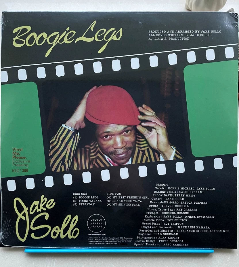 Jake Sollo – Boogie Legs, VMP Yellow Vinyl (LP) – photo 3