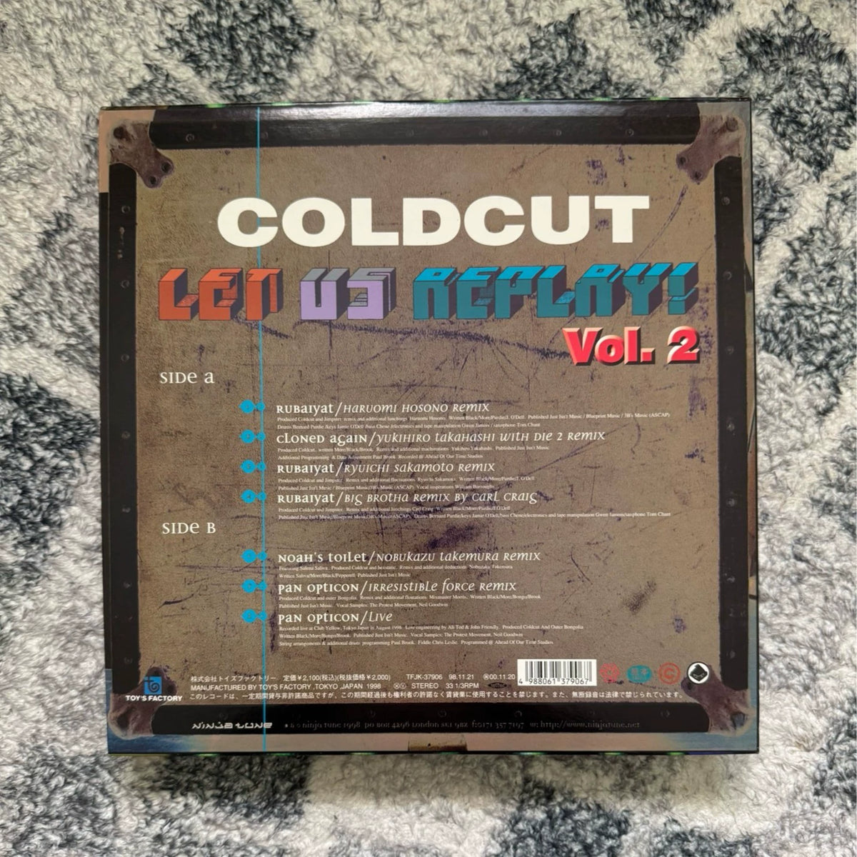Coldcut – Let Us Replay! Vol. 2, Japan (12") – photo 2