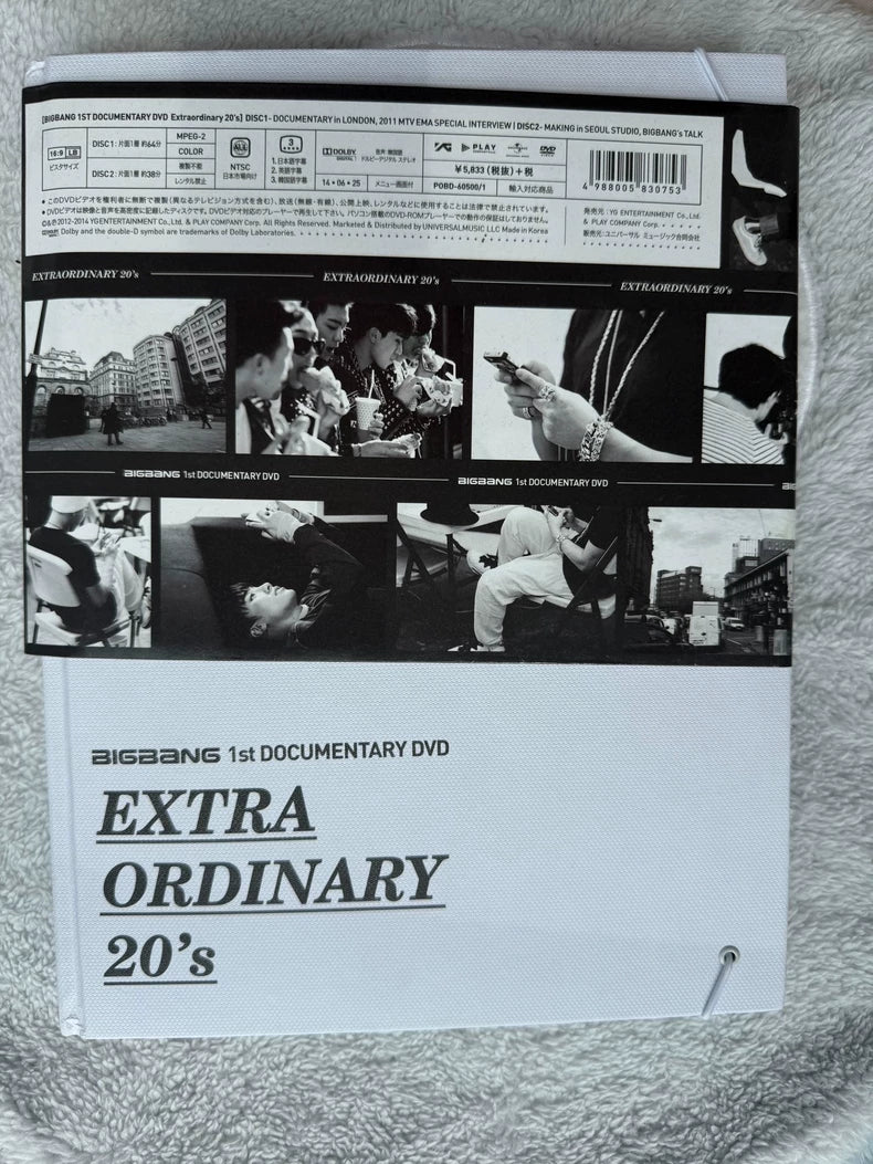 BIGBANG – EXTRA ORDINARY 20’s – Japanese DVD Photobook – actual product photo 2