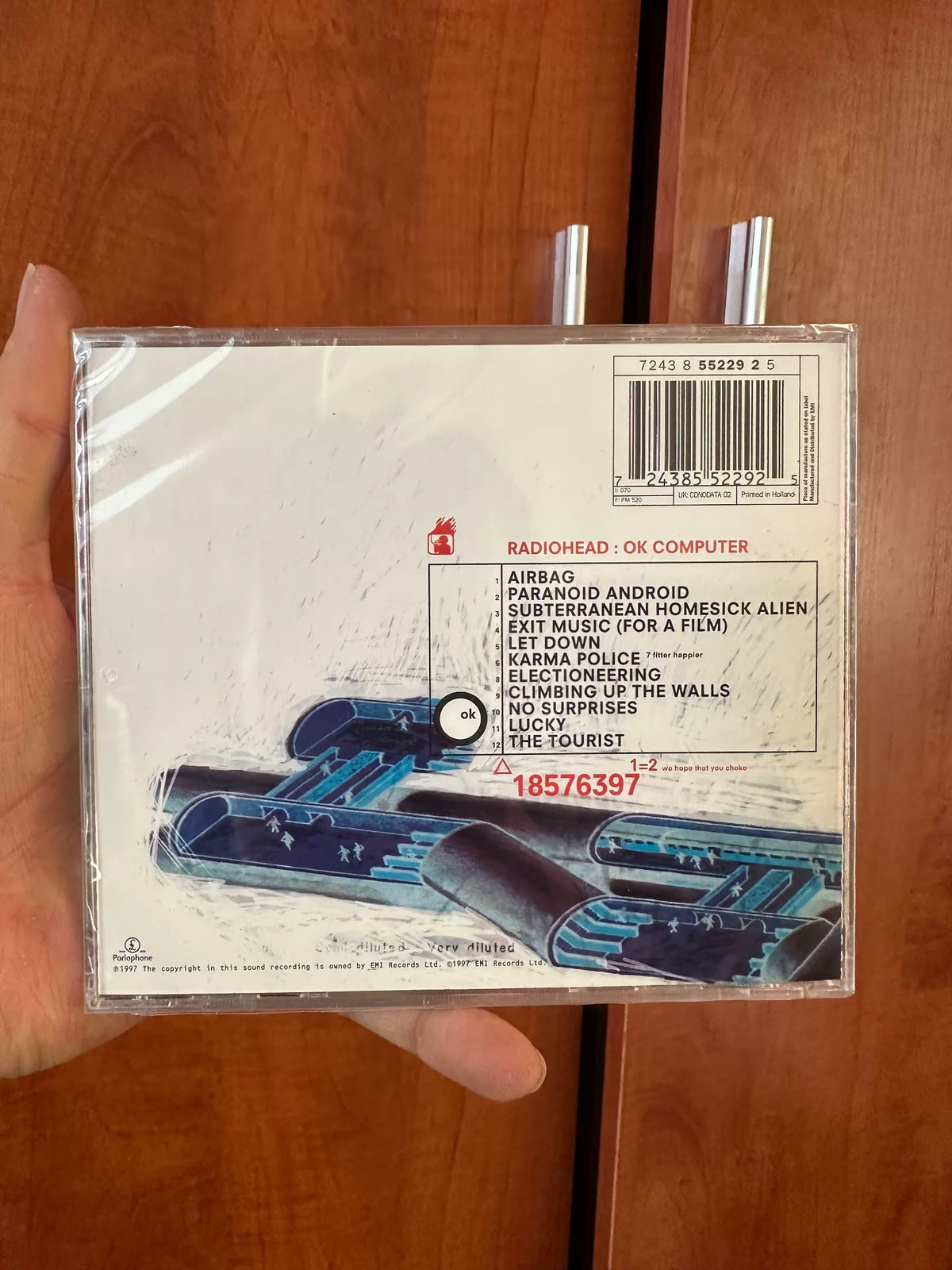 Radiohead – OK Computer, Sealed European CD – actual item photograph 3