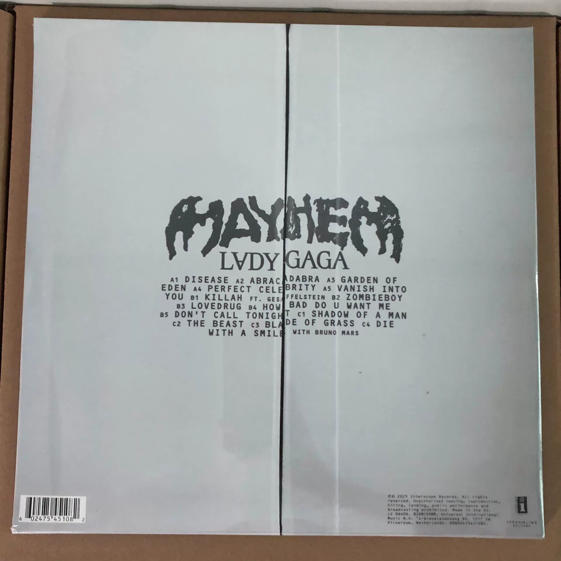 Lady Gaga – Mayhem – European Vinyl (2LP) – product photo 5