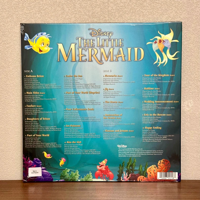 The Little Mermaid – 35th Anniversary Transparent Splatter Vinyl LP — detail 2