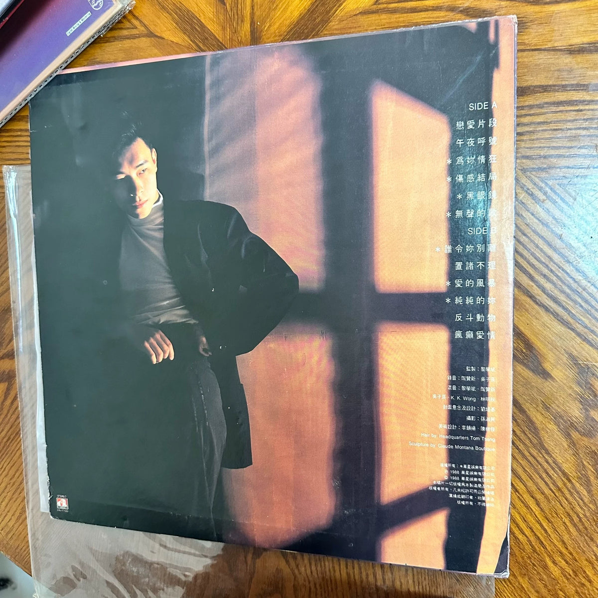 Andy Hui — 许志安 – Andy Hui; actual item detail