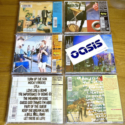 Oasis – Japanese CD Collection – Six-Album Bundle with OBIs