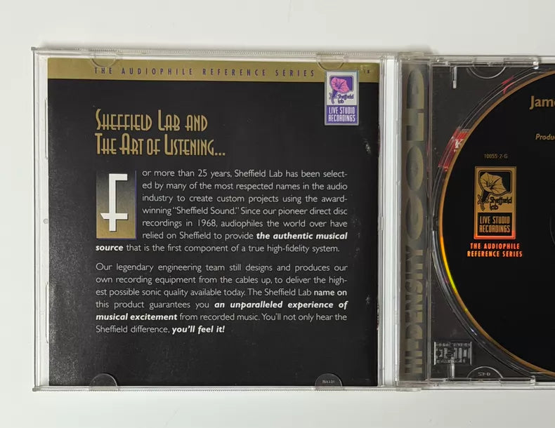 James Newton Howard & Friends – Sheffield Lab 24K Gold CD – Used – photo 4