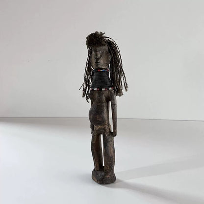 Vintage Kenya Turkana Hand-Carved Wooden Figure