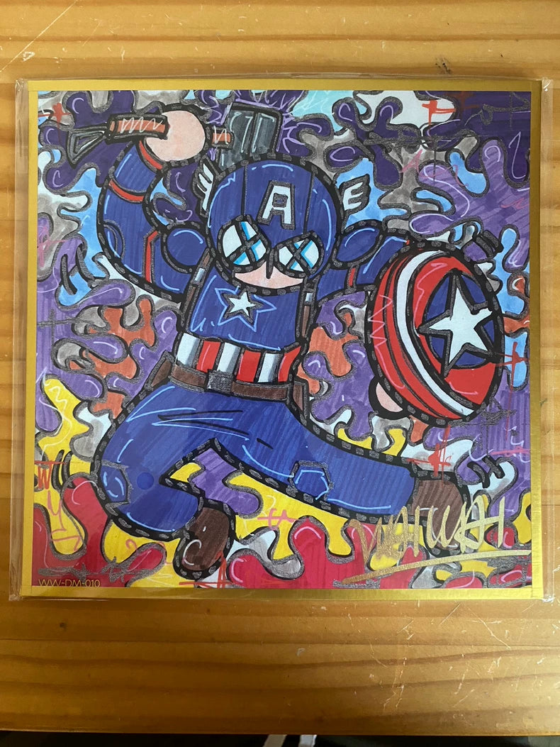 WAIWAI – OWSON Captain America Art Print