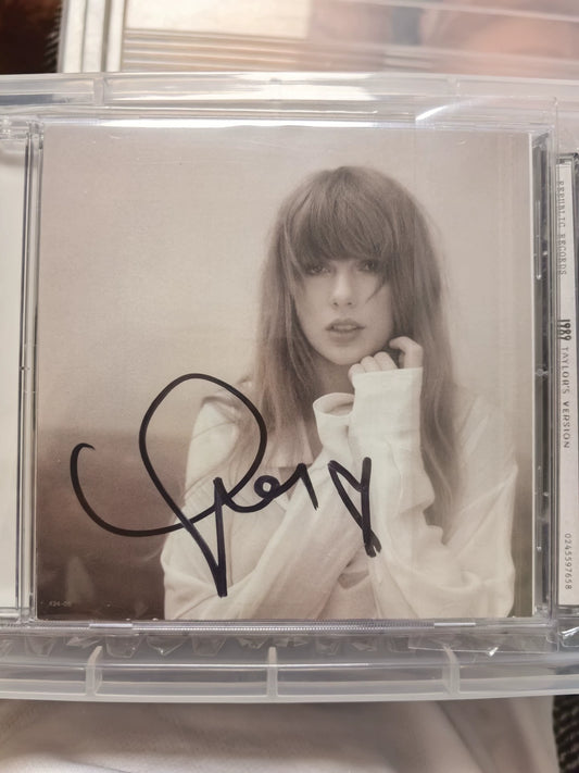 Taylor Swift - TTPD Signed Card and CD