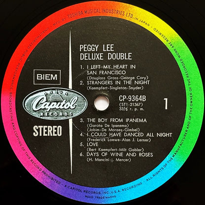 Peggy Lee – Deluxe Double (1969 Japan First Press 2LP)