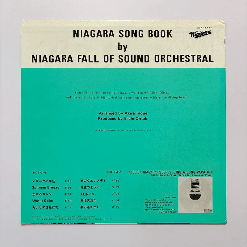 Eiichi Ohtaki – Niagara Song Book (1982 Japan LP, 20AH 1444)
