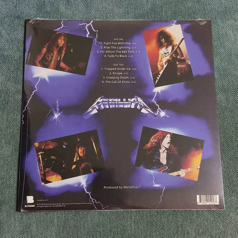 Metallica – Ride the Lightning, Walmart Blue Vinyl (LP) – source photograph 1