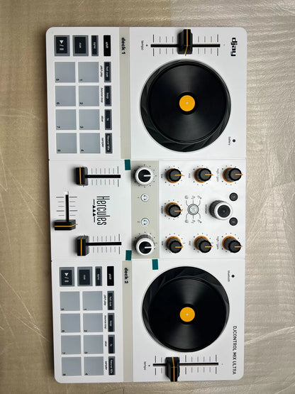 Hercules DJControl Mix Ultra – White DJ Controller, Open Box