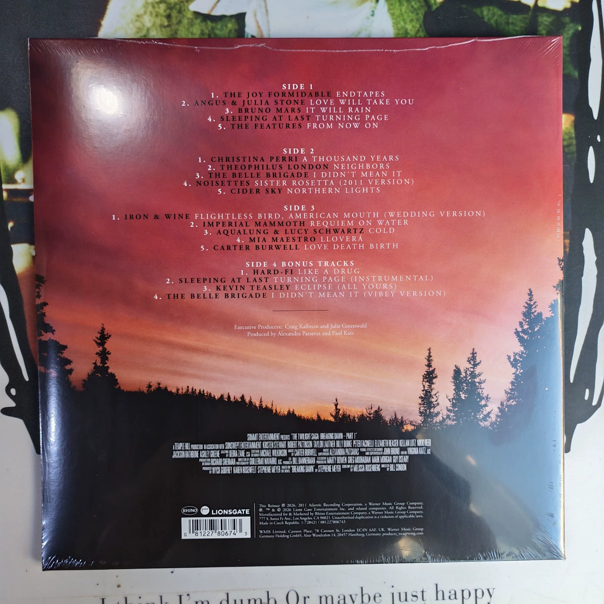The Twilight Saga: Breaking Dawn Part 1, Red Splatter Vinyl (2LP) – photo 2