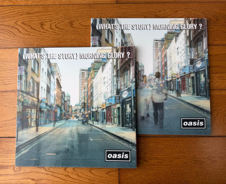 Oasis – (What's the Story) Morning Glory? 30th Anniversary – Blue/Green Splatter Vinyl (LP) — photo 2