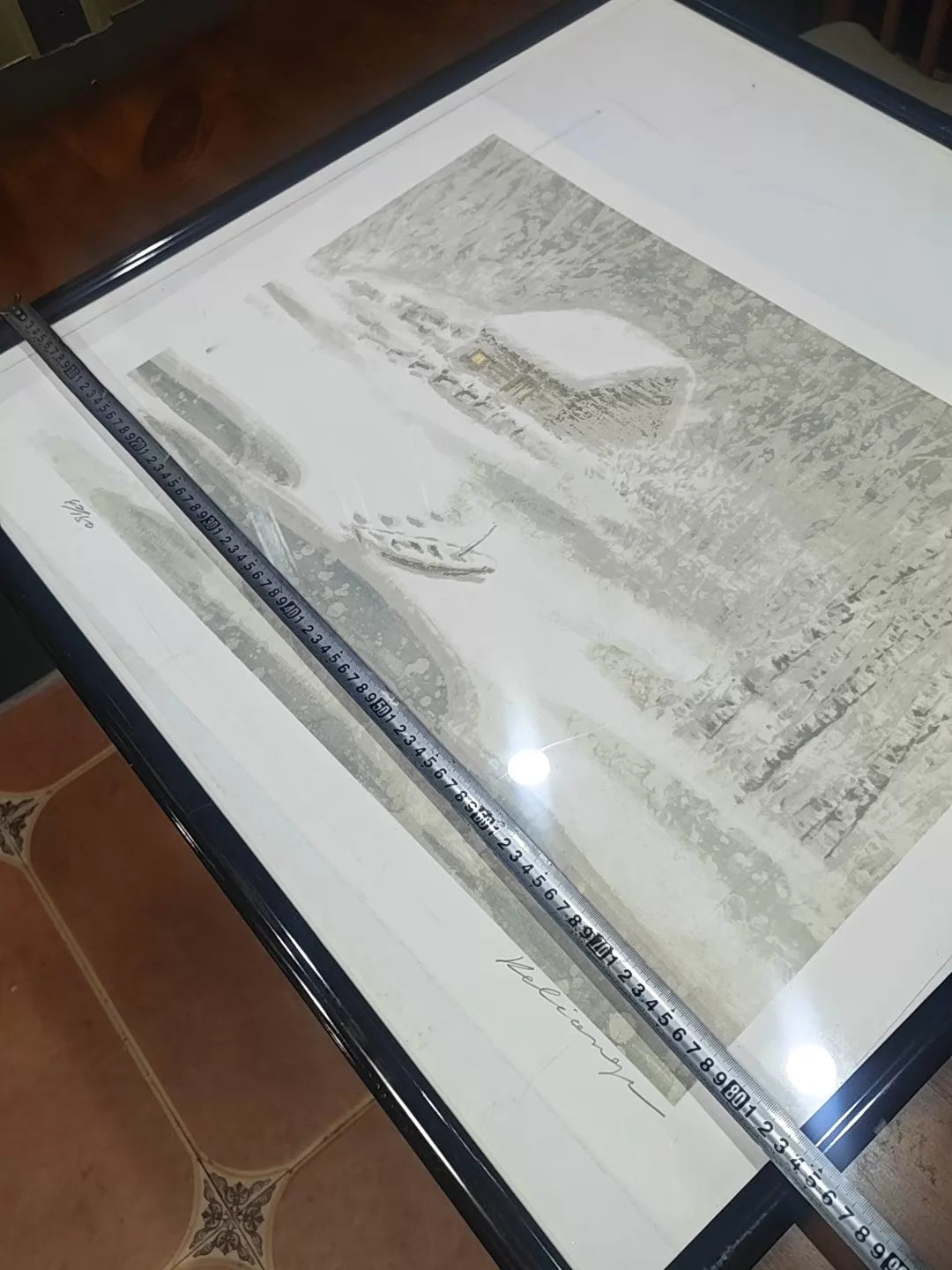 Ke Liang – Winter Water Town – Print — product detail 4