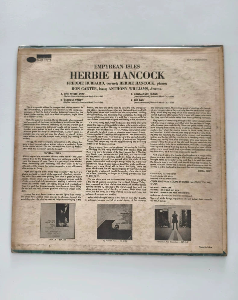 Herbie Hancock – Empyrean Isles – US Liberty Vinyl, RVG