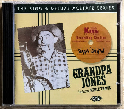 Grandpa Jones featuring Merle Travis – Steppin’ Out Kind – UK CD