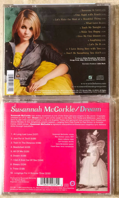 Erin Boheme / Susannah McCorkle – What Love Is + Dream – US 2CD Bundle