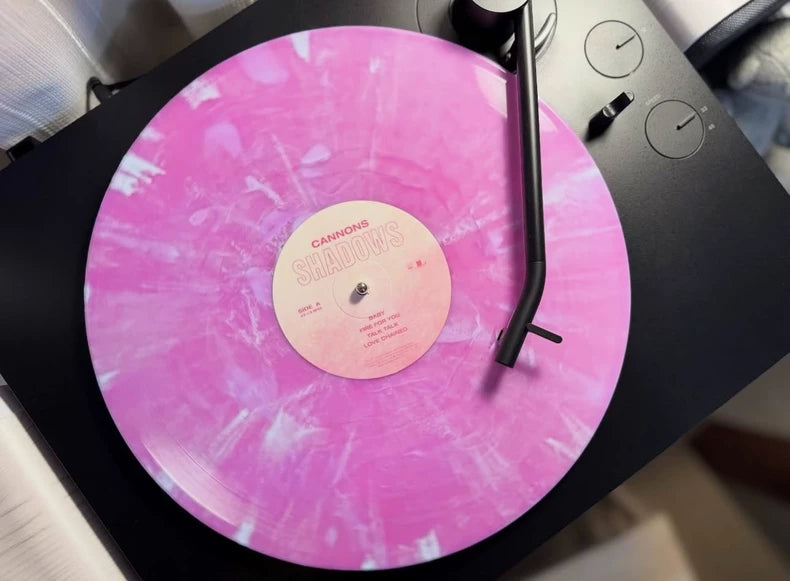 Cannons – Shadows – Pink & White Marble Vinyl (LP) — photo 3