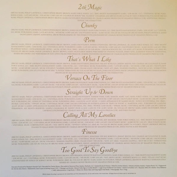 Bruno Mars – 24K Magic – Vinyl (LP) — photo 4