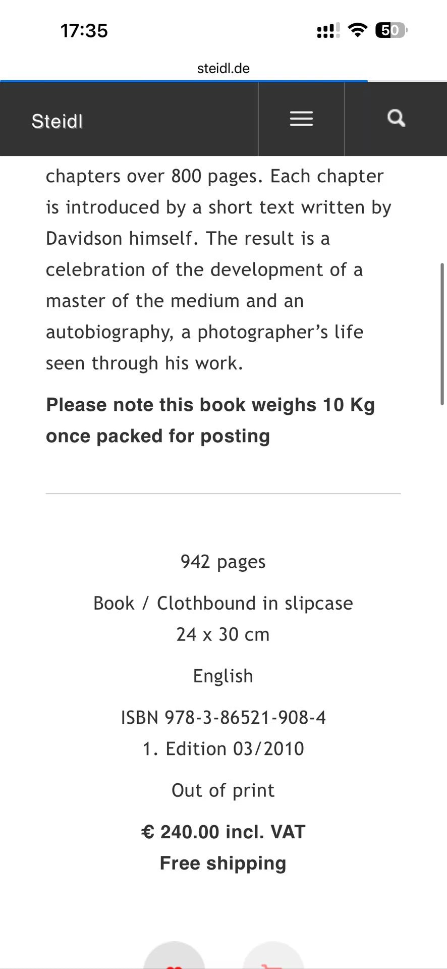 Bruce Davidson – Outside Inside – STEIDL Photography Book — product detail 7