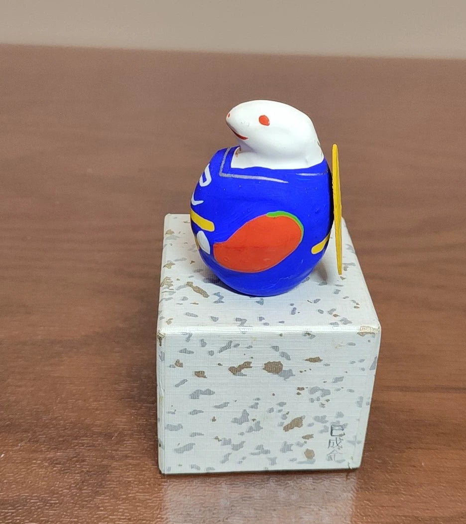 Snake Zodiac Ceramic Bell, Japanese Folk-Craft Style – source photo 2
