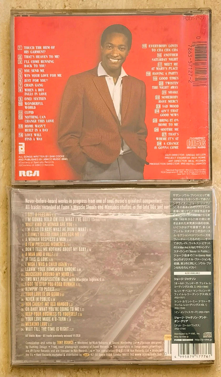 Sam Cooke / George Jackson – The Man and His Music + Leavin' Your Homework Undone – 2CD Bundle
