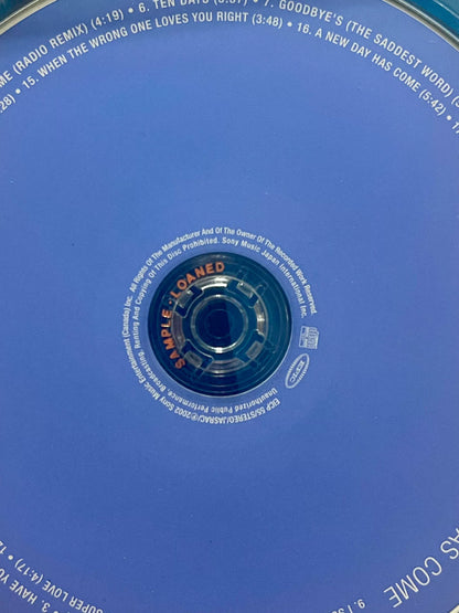 Celine Dion – A New Day Has Come Japanese First Press Sample CD