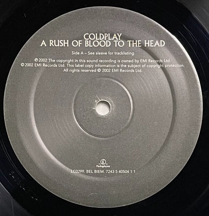 Coldplay – A Rush of Blood to the Head 2002 European First-Press Vinyl LP — product detail 4