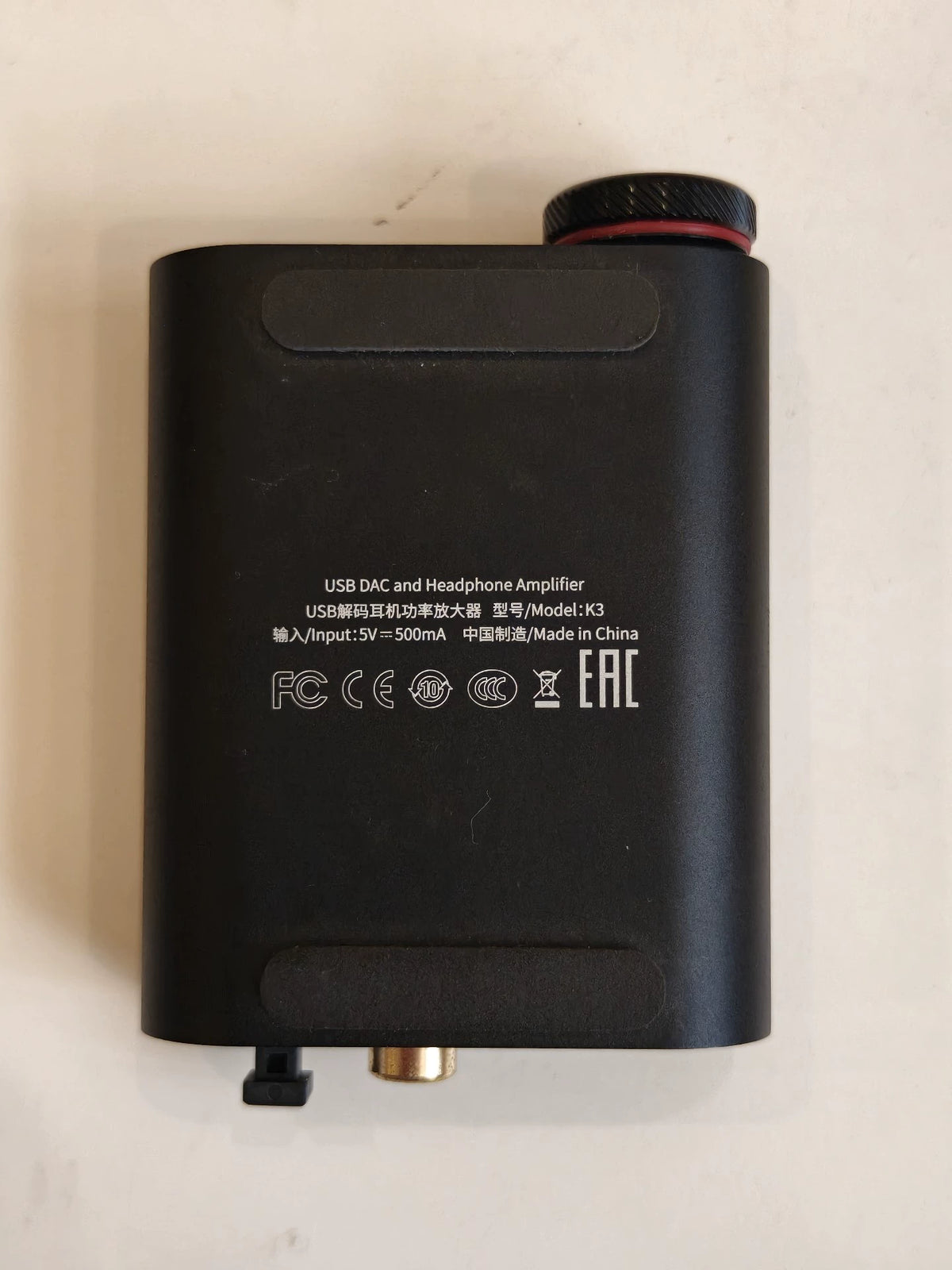 FiiO New K3 USB DAC & Headphone Amplifier – Black