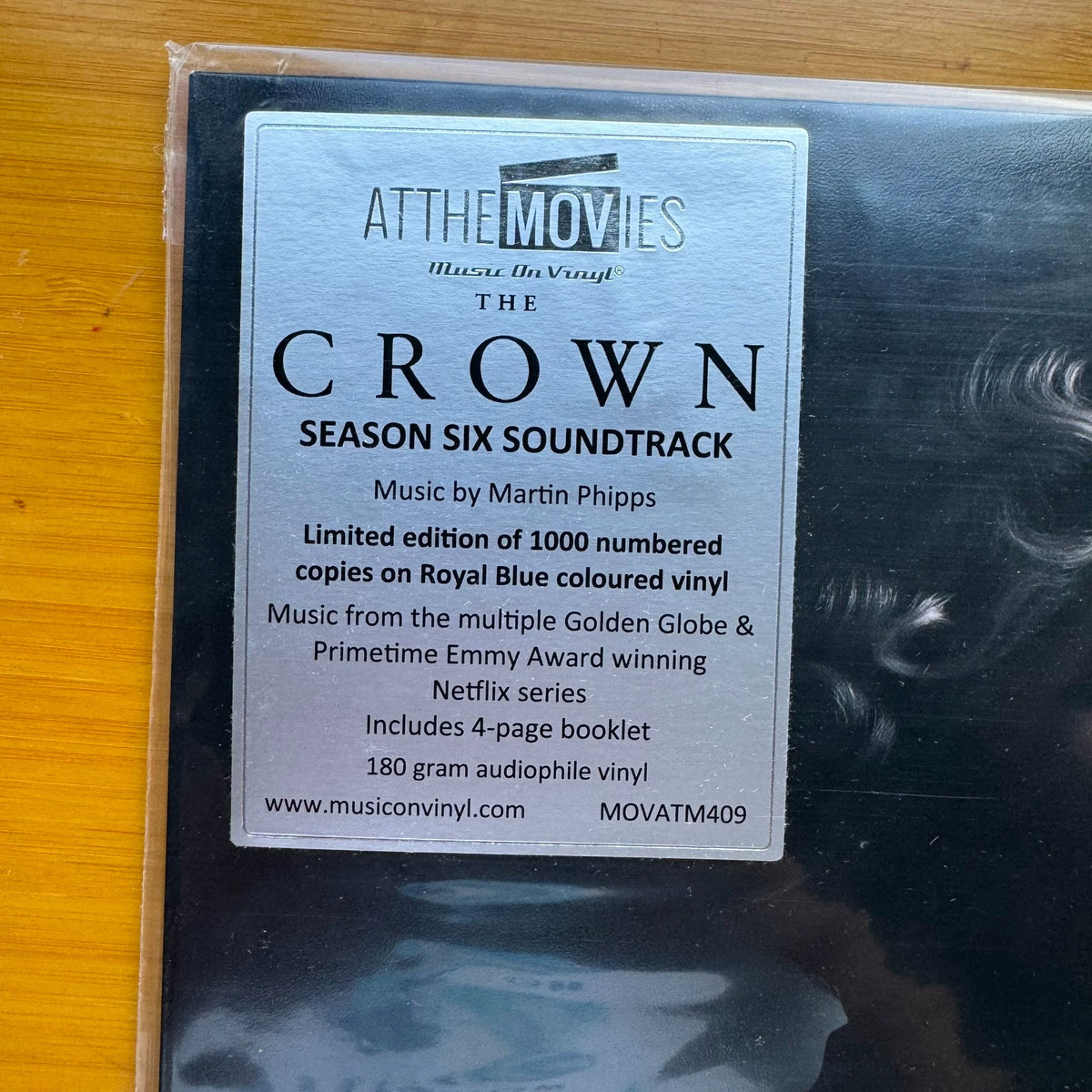 Martin Phipps – The Crown: Season Six Soundtrack – Numbered Blue Vinyl LP