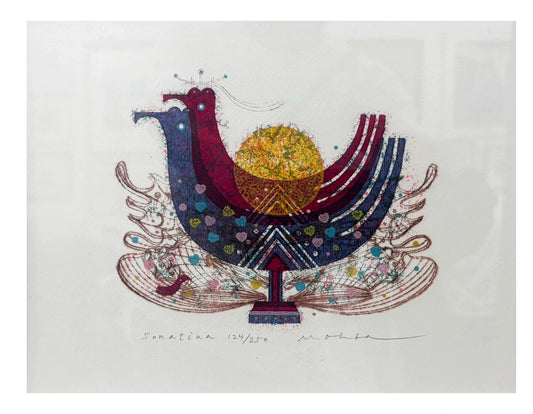 M. Ohba – Sonatina – Signed and Numbered Framed Bird Print