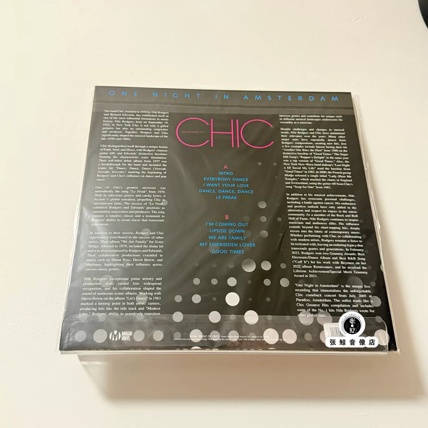 CHIC – One Night in Amsterdam Numbered Colored Vinyl LP