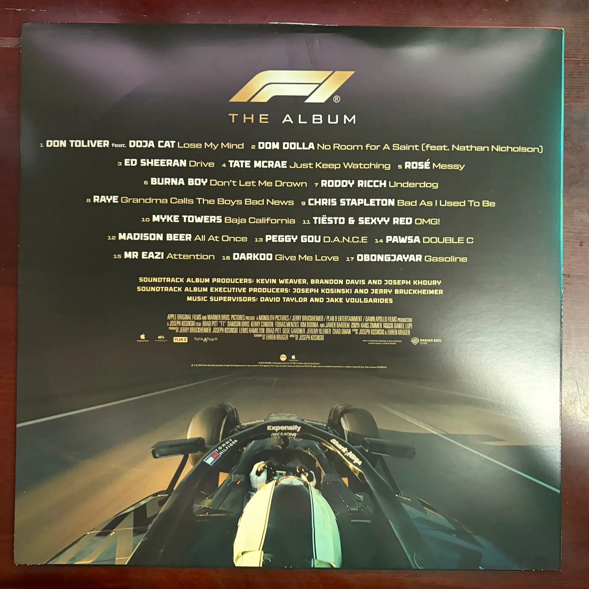 F1 The Album – Official Exclusive Midnight Red Marble Vinyl