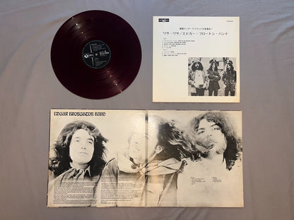 The Edgar Broughton Band – Wasa Wasa – Japanese Red Vinyl LP – detail 2