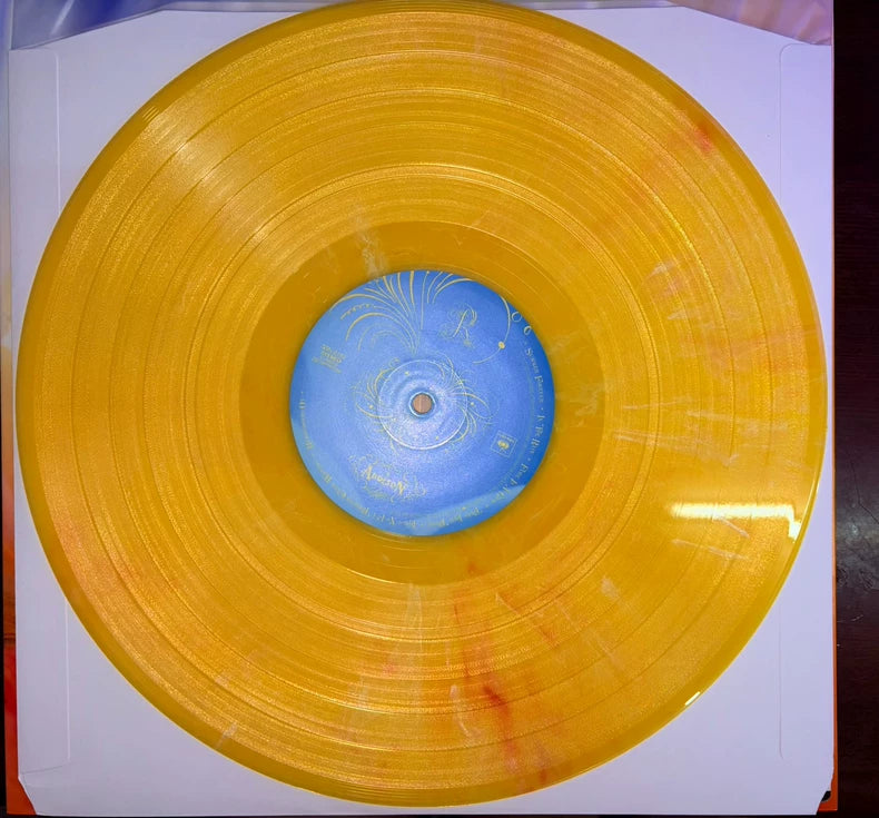 Addison Rae – Addison – Yellow Marble Vinyl LP – actual product photo 5