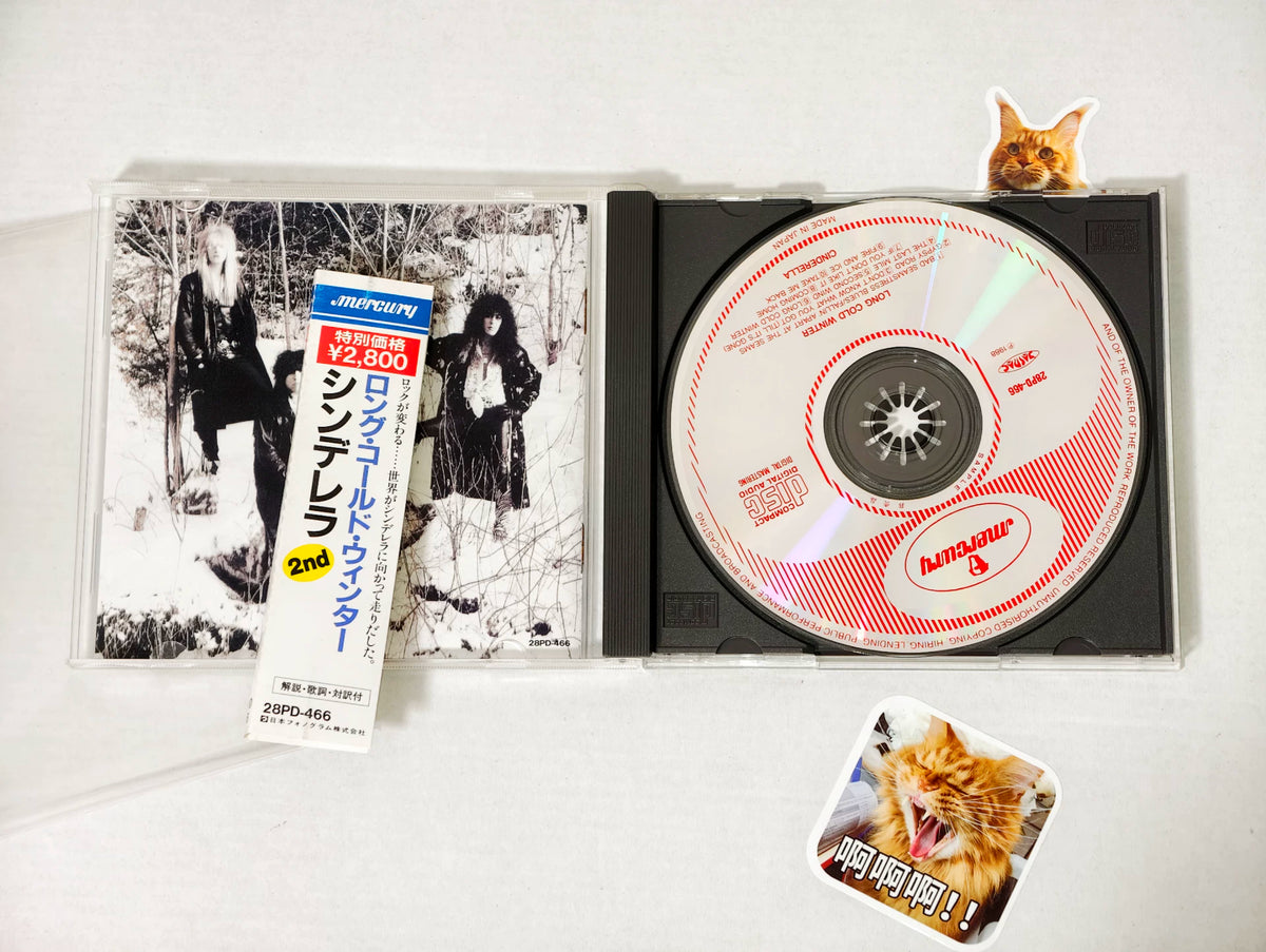 Cinderella – Long Cold Winter – Japanese Promo CD 28PD-466