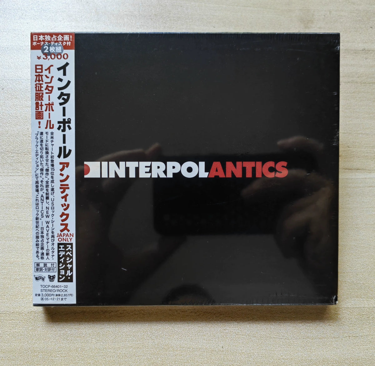 Interpol – Antics – Japanese Special Edition 2CD, Sealed