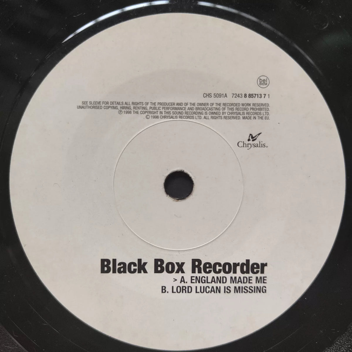 Black Box Recorder – England Made Me – 7-inch Vinyl Single – detail 3