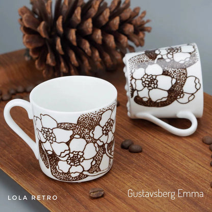 Gustavsberg Emma – Floral Cup and Saucer — product detail 3