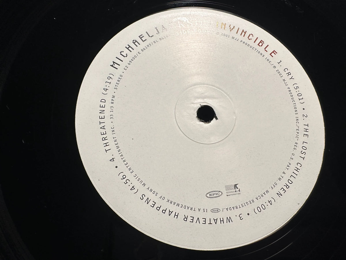 Michael Jackson – Invincible US White-Label Promo Vinyl 2LP — product detail 3
