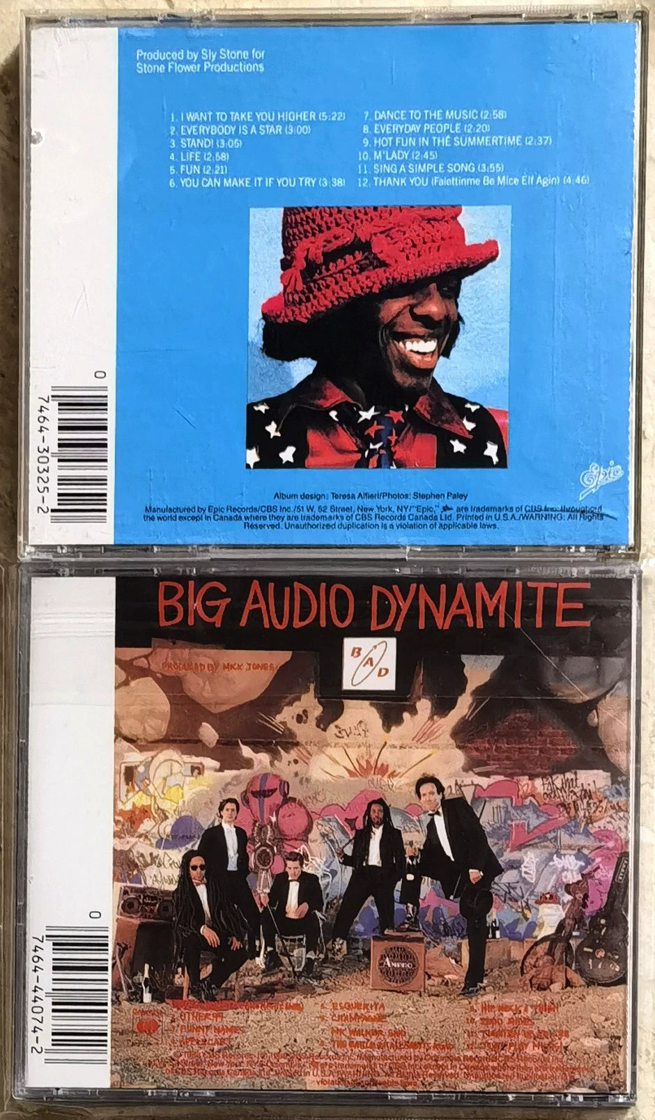 Sly & the Family Stone / Big Audio Dynamite – Greatest Hits + Tighten Up Vol. 88 – US 2CD Bundle
