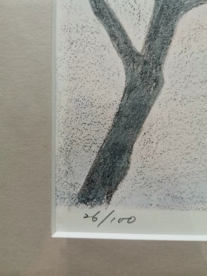 Tomizo Yamazaki – Twilight – Signed Framed Print – detail 2