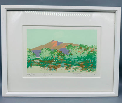 Takeo Honma – Landscape – Signed Framed Print 163/200