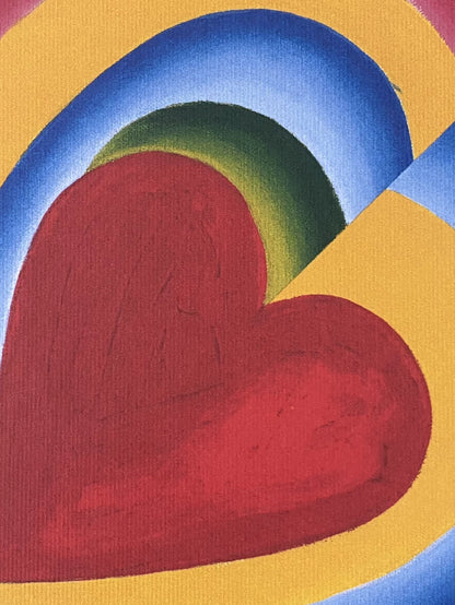 Polinya Signed Heart Art Print – Choice of Two