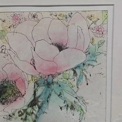Anemone Flowers – Framed Print, Numbered 12/30 – actual item photograph 6